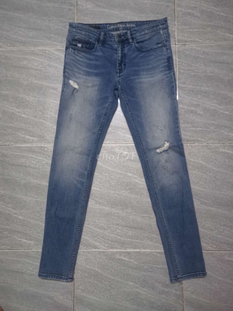 Quần jeans Calvin Klein U.S ClassFit xanh size 30