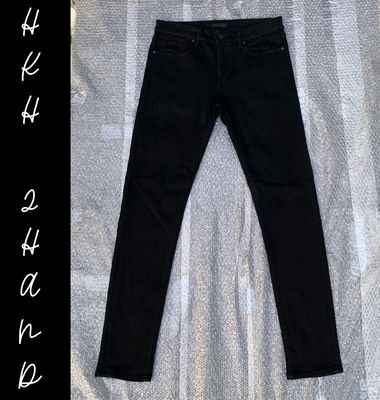 Quần jeans nam UNIQLO đen thui, size 33, FREESHIP