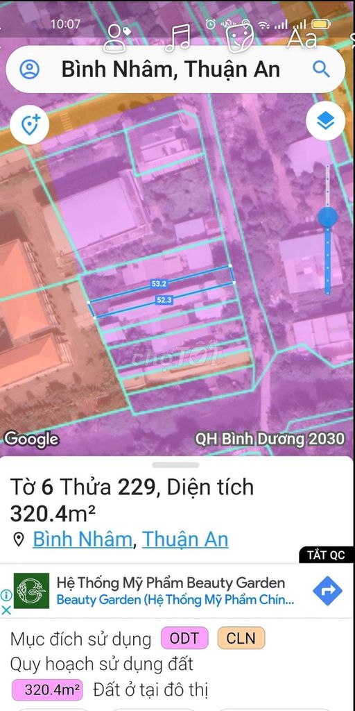 Chính chủ cho thuê đất 300 m2 (6,2x5)