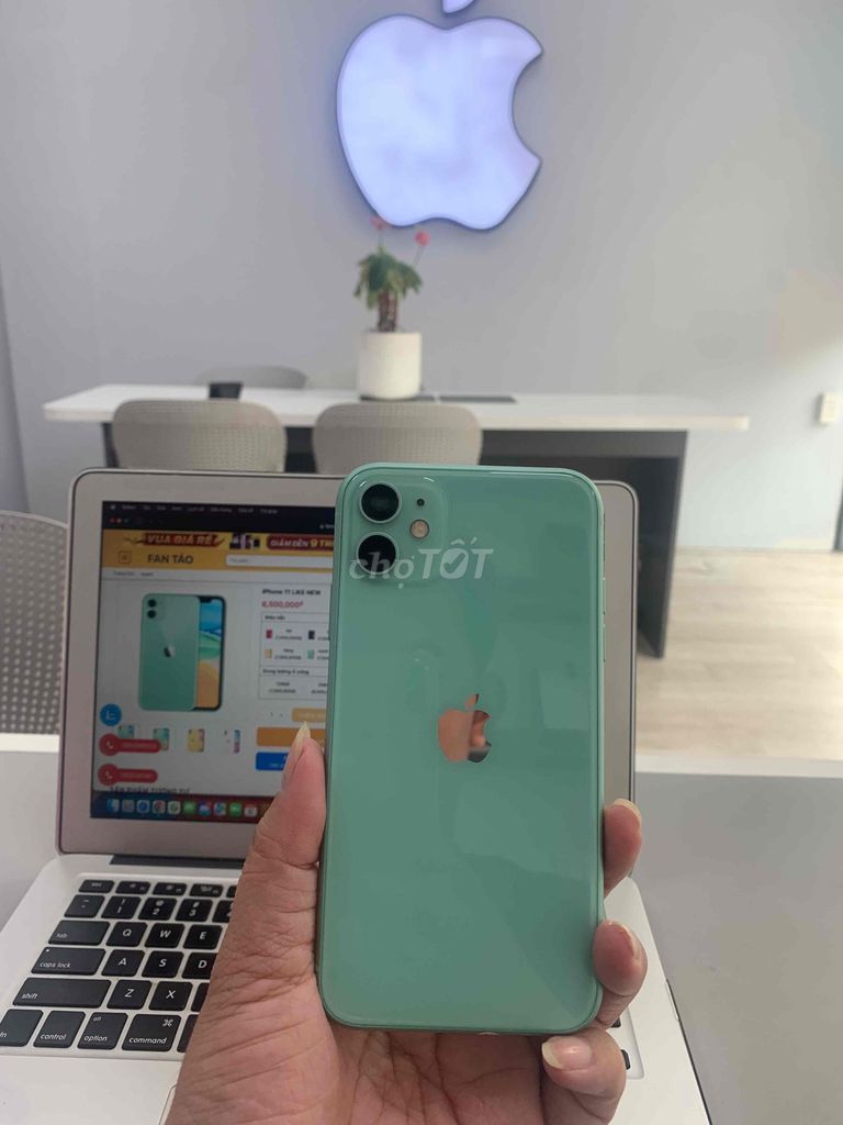 Apple iPhone 11 Xanh mint Đã dùng. Mua bán Điện thoại tại Thành phố Thuận An Bình Dương được đăng bởi Fan Táo hình 1