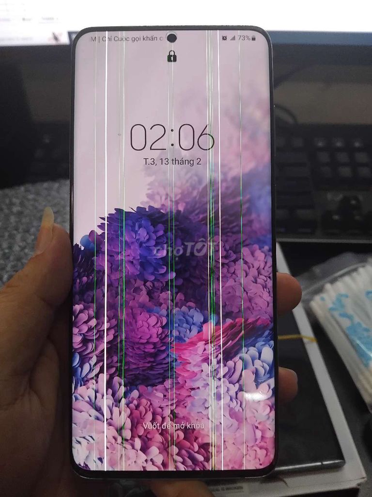 Samsung S20 Plus Xám Màn hình sọc. Mua bán Điện thoại tại Huyện Thanh Trì Hà Nội được đăng bởi Hùng Vũ hình 1