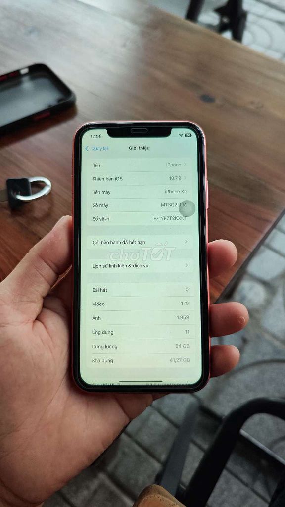 Apple iPhone XR 64GB Cam. Mua bán Điện thoại tại Thành phố Vinh Nghệ An được đăng bởi Xuân kỳ hình 1