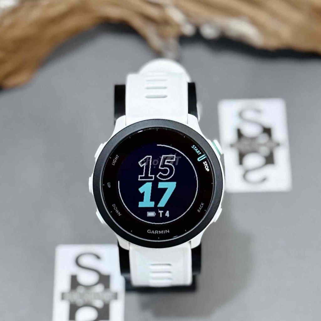 GARMIN FORERUNNER 55 TRẮNG FPT BẢO HÀNH 12/2026