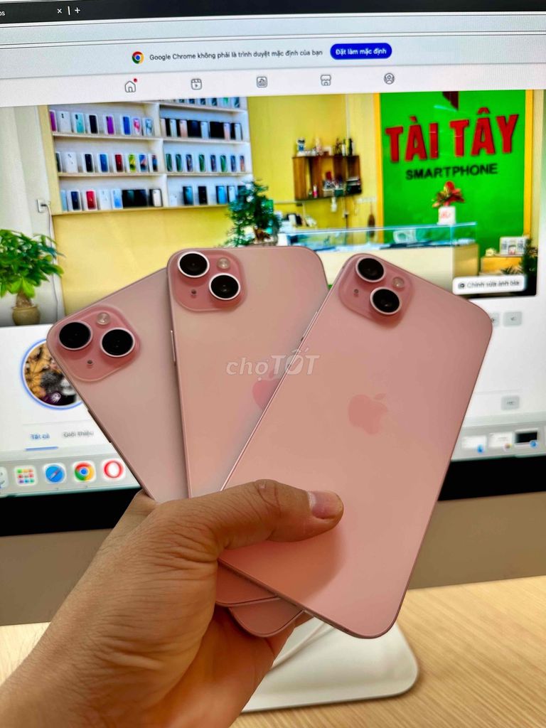 iPhone 15 Plus 128GB Hồng Mỹ. Mua bán Điện thoại tại Thành phố Sóc Trăng Sóc Trăng được đăng bởi Tàii Tâyy hình 1