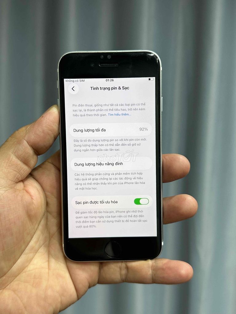 iPhone SE2 64GB Trắng. Mua bán Điện thoại tại Thành phố Tân An Long An được đăng bởi Trùm cuối  hình 1