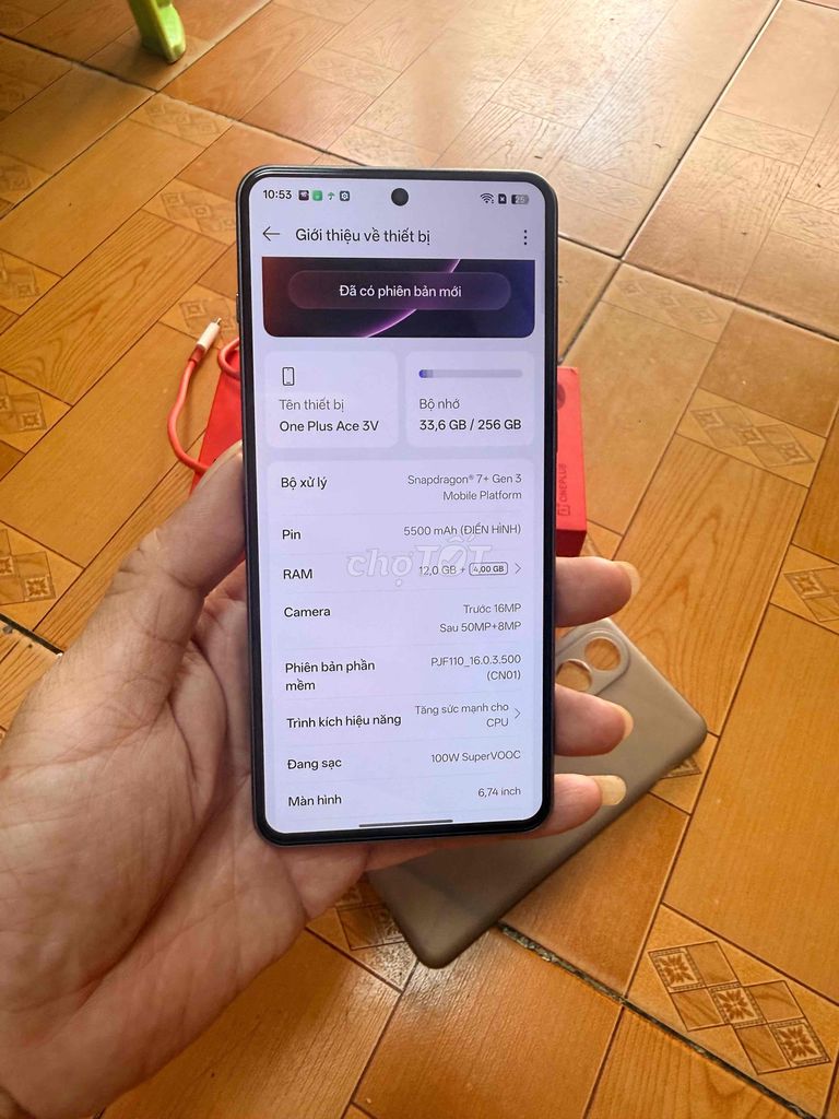 One Plus Ace 3V (12gb/256gb) Xám keng full box. Mua bán Điện thoại tại Quận 6 Tp Hồ Chí Minh được đăng bởi Laptop Phương Nghi hình 1