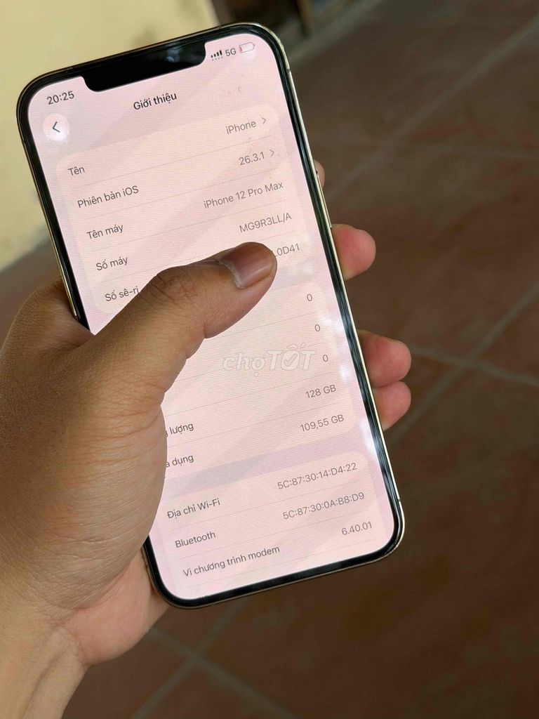 Apple iPhone 12 Pro Max 128GB Vàng. Mua bán Điện thoại tại Quận Ninh Kiều Cần Thơ được đăng bởi a xe ôm  hình 1