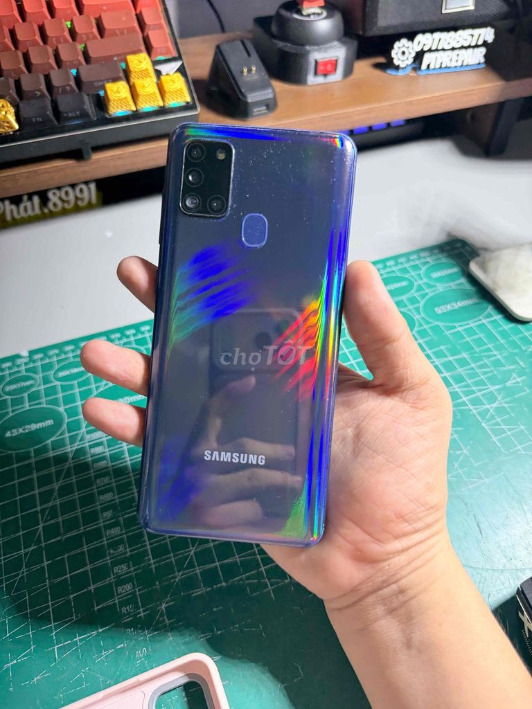 Samsung A21s 6GB/64GB Đen. Mua bán Điện thoại tại Huyện Thạnh Hóa Long An được đăng bởi Phùng Phát hình 1
