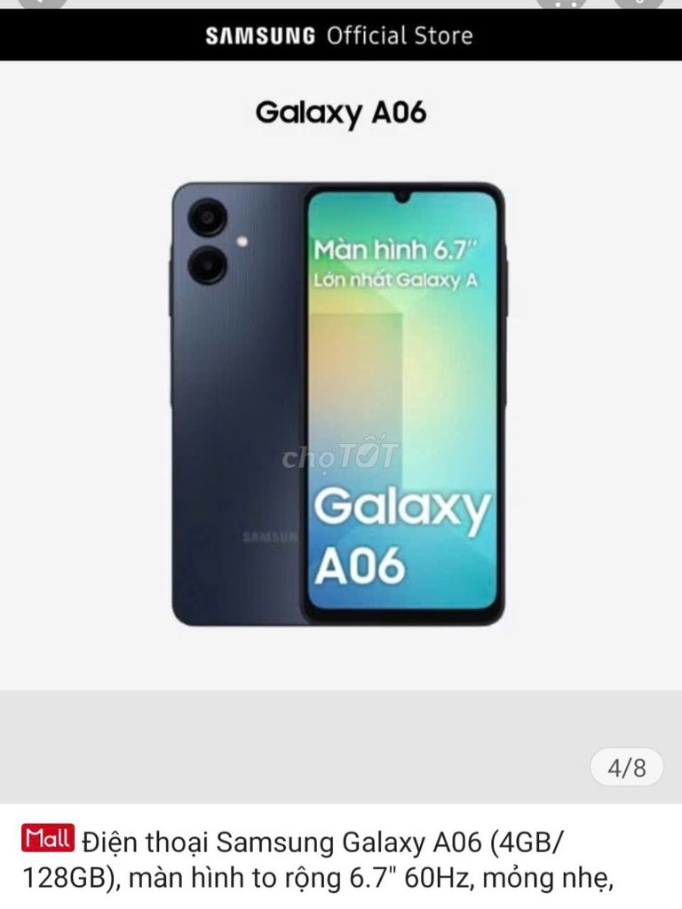 Samsung A06. Mới