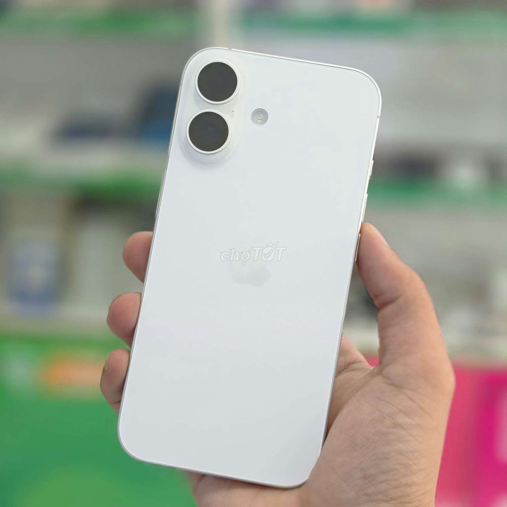 🤍 iPhone 16 Trắng Khay SIM Pin 100% Sạc 30L. Mua bán Điện thoại tại Quận Ngô Quyền Hải Phòng được đăng bởi TRAN SONG HA hình 1