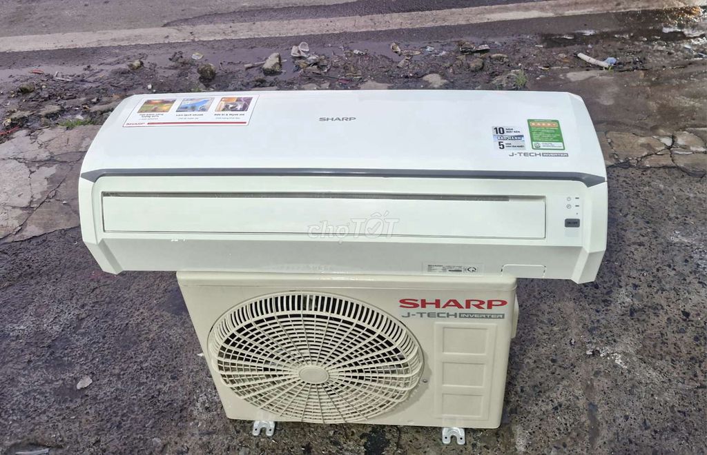 Máy lạnh Shap 1hp inveter 2023 còn bh hãng bao lắp