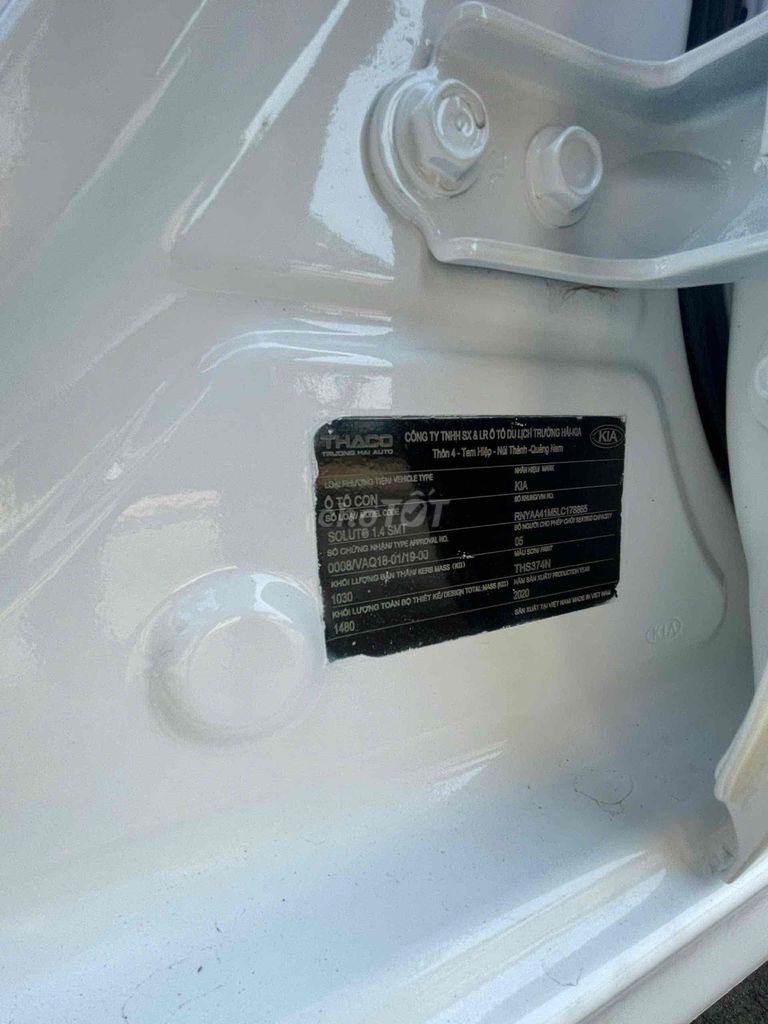 Kia Soluto 2019 MT - 81000 km. Mua bán Ô tô tại Quận 12 Tp Hồ Chí Minh được đăng bởi Salon Ô tô Hoàng Minh Phát hình 7