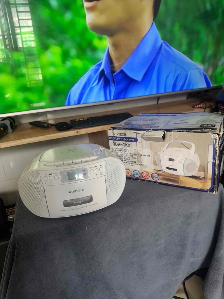 Đầu đĩa CD/Cassette WINTECH CDR-GK2. Mua bán Tivi, Âm thanh tại Quận Ninh Kiều Cần Thơ được đăng bởi NGUYỄN MINH LUÂN hình 1