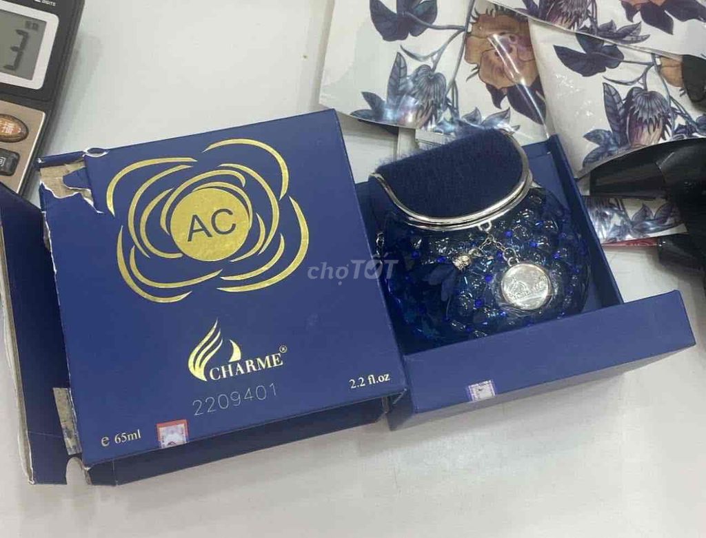 Nước hoa Charme AC Nữ 65ml Xanh biếc. Mua bán Nước hoa tại Quận Cái Răng Cần Thơ được đăng bởi Vân Store Charme hình 1