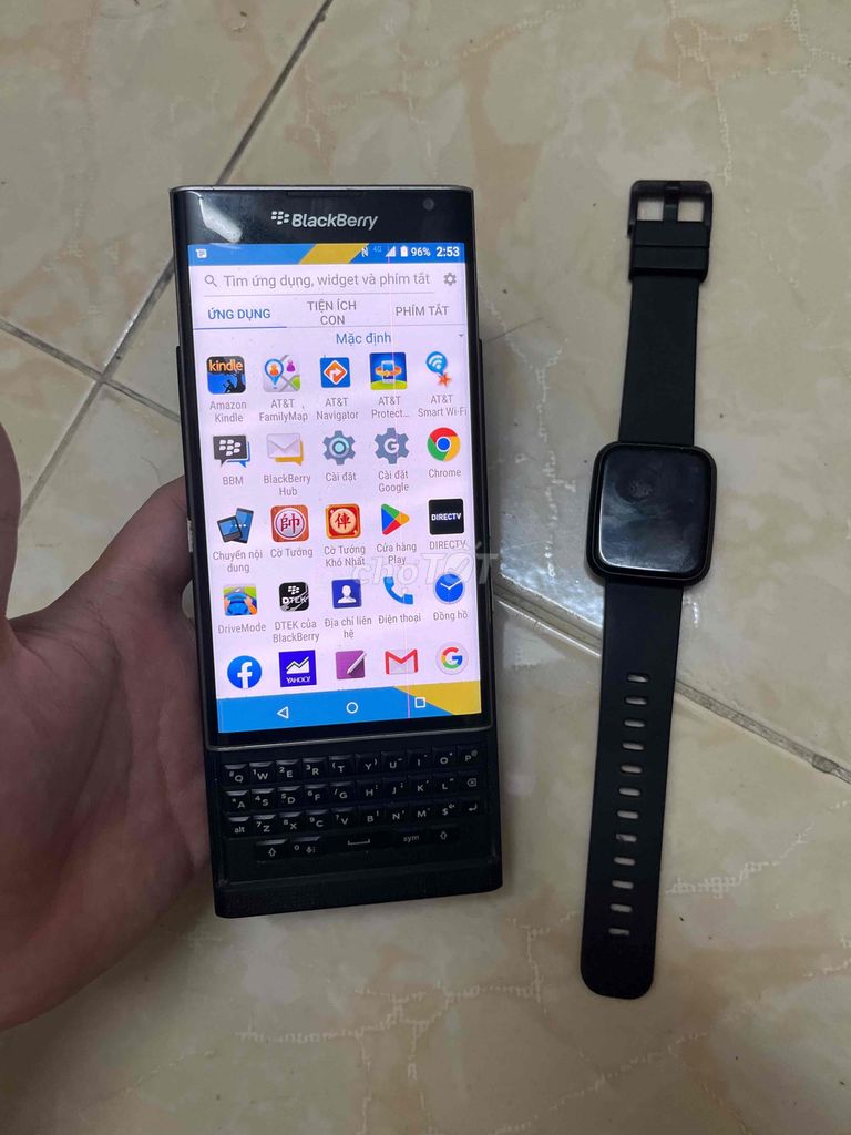 đồng hồ zebablaze kèm blackberry priv cất tủ