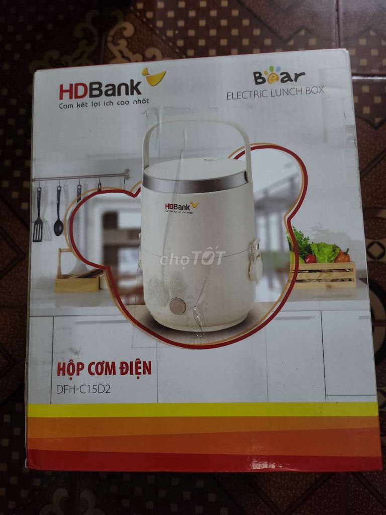 Hộp cơm điện hẹn giờ Bear DFH-C15D2