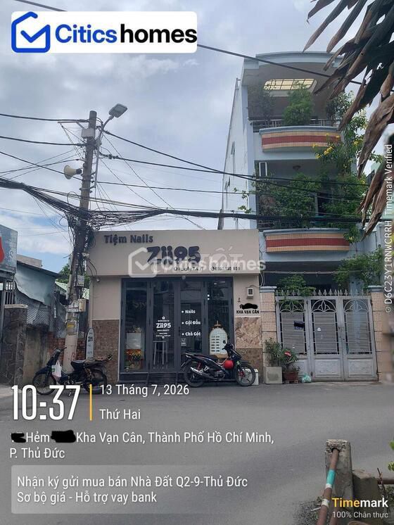 Dưới 6 tỷ dòng tiền 12tr nhà hẻm ô tô 87.2m2, sát chợ Thủ Đức