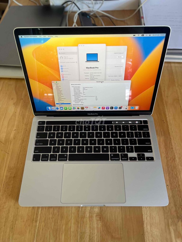 MacBook Pro 2020 i7 Ram 16GB Ssd 512GB. Mua bán Laptop tại Quận Sơn Trà Đà Nẵng được đăng bởi BƠ BƯ Macbook Cũ hình 1