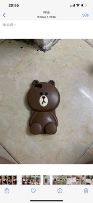 Ốp lưng Apple iphone 5 5s 5c con gấu