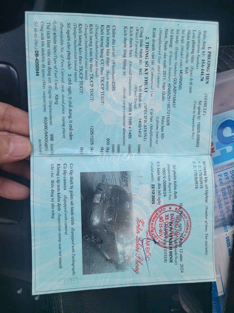 Moning nhập bản full 2011 1.0 AT - 95000 km. Mua bán Ô tô tại Quận Long Biên Hà Nội được đăng bởi Ngô hùng hình 12