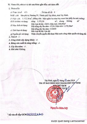 Chính chủ bán đất có sổ 825m2 hẻm 2 Nguyễn Văn Rốp, Tp.TN,Tây Ninh.. Mua bán đất tại Thành phố Tây Ninh Tây Ninh được đăng bởi Thế Bảo Nguyễn