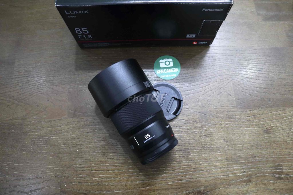 Ống kính Lumix 85 1.8 đẹp kính đẹp Fullbox