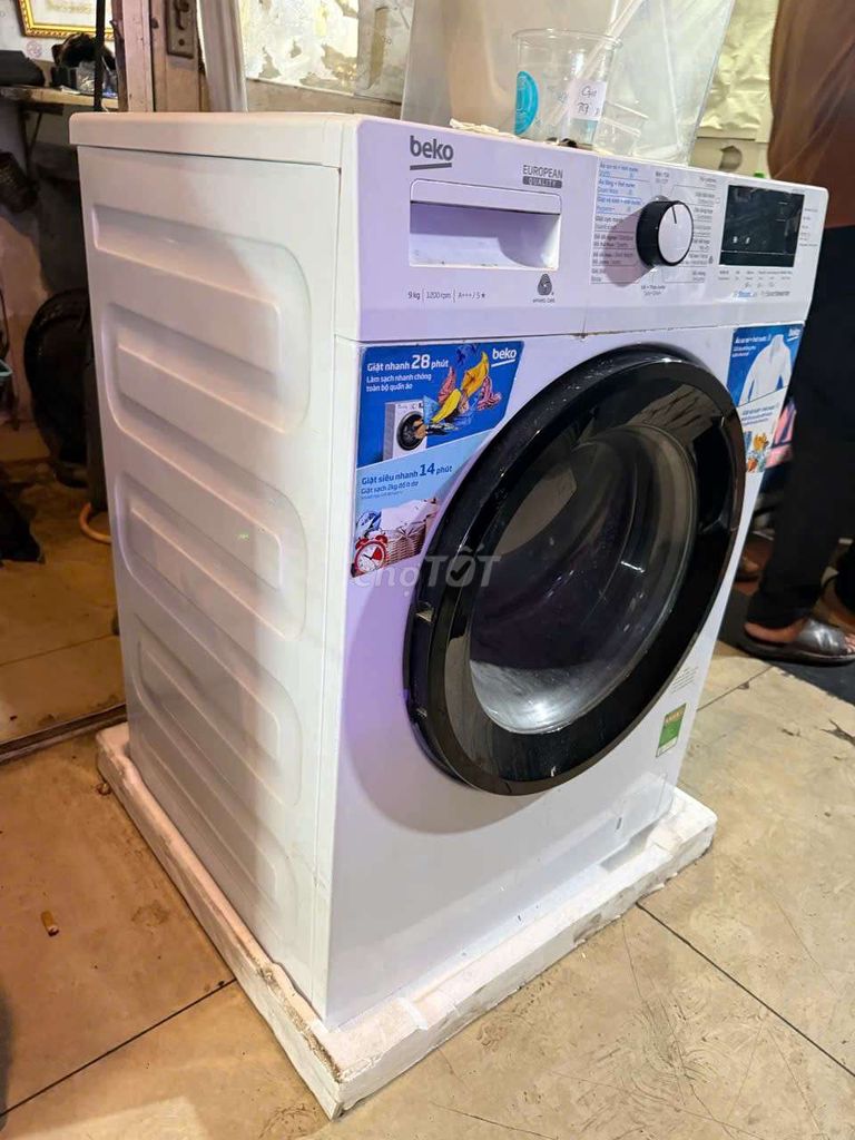 Máy giặt Beko 9kg Inverter Trắng. Mua bán Máy giặt tại Quận 7 Tp Hồ Chí Minh được đăng bởi Điện Lạnh Giá Tốt hình 1