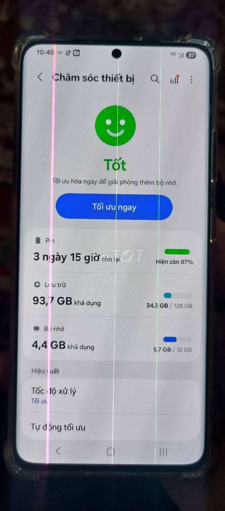 Samsung Galaxy S21 Ultra 128GB Đen Lỗi màn hình. Mua bán Điện thoại tại Huyện Cù Lao Dung Sóc Trăng được đăng bởi ĐI Ké Vê Look hình 1