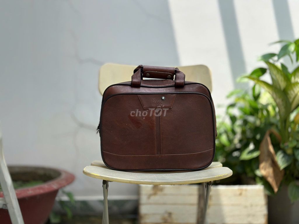Cặp Xách Nam Montblanc Da Vintage. Mua bán Túi xách tại Thành phố Thủ Đức Tp Hồ Chí Minh được đăng bởi Danny Hoang Phuc hình 1