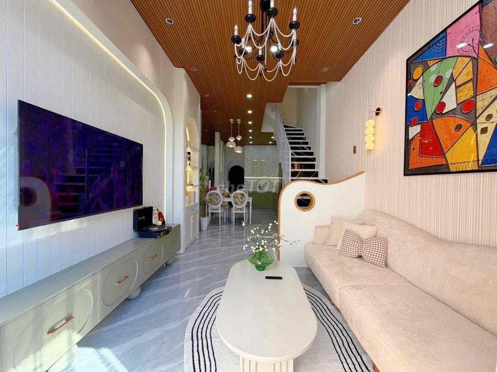 🔥NHÀ ĐẸP 3 TẦNG FULL NỘI THẤT - KIỆT OTO HUỲNH NGOVJ HUỆ