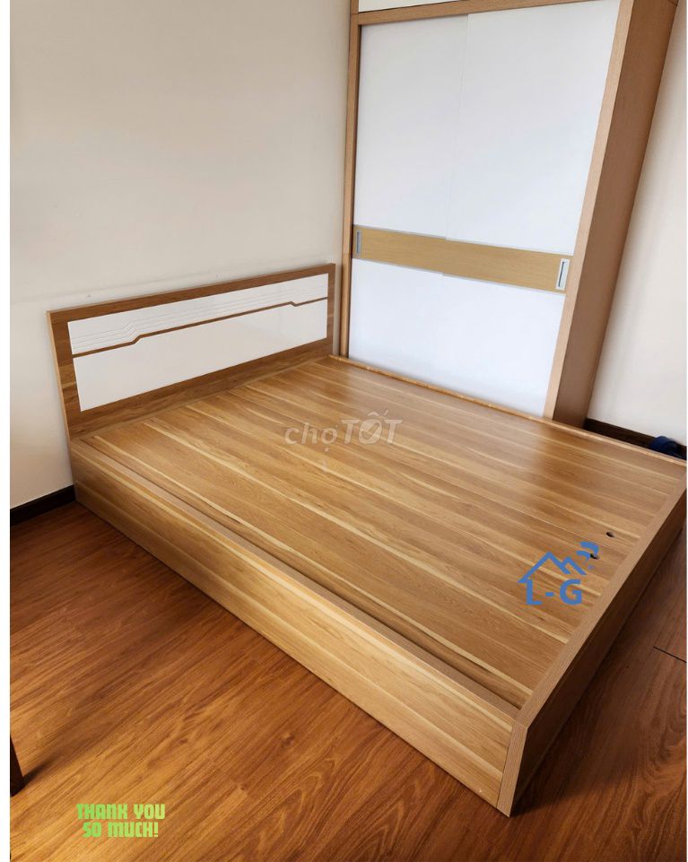 GIƯỜNG GỖ MDF ĐẸP – CÓ NGĂN KÉO✔️ Tiện ích tối đa. Mua bán Giường, chăn ga gối nệm tại Quận 12 Tp Hồ Chí Minh được đăng bởi GIƯỜNG SẮT SƠN LÂM hình 1