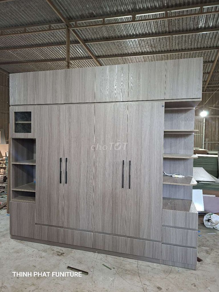 Tủ quần áo Thịnh Phát Furniture Gỗ công nghiệp. Mua bán Tủ, kệ gia đình tại Thành phố Buôn Ma Thuột Đắk Lắk được đăng bởi Đăng Đặng hình 1