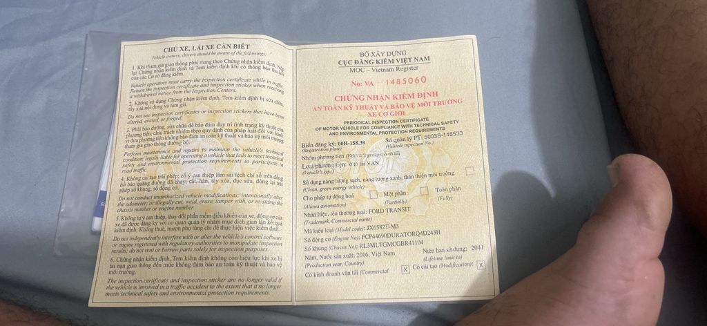 Ford 2016 - 440000 km. Mua bán Ô tô tại Huyện Nhơn Trạch Đồng Nai được đăng bởi Đỗ Văn Công hình 7