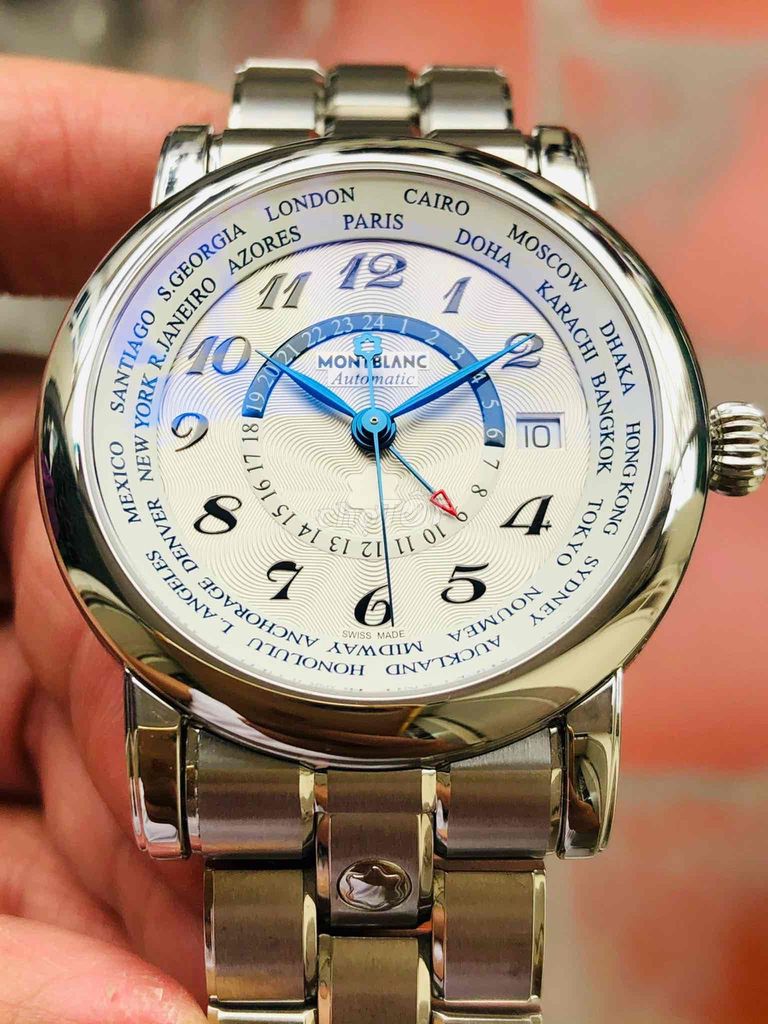 MONTBLANC MEISTERSTÜCK STEEL AUTOMATIC MEN'S WATCH. Mua bán Đồng hồ tại Quận Tây Hồ Hà Nội được đăng bởi Anh Tuan Tran hình 1