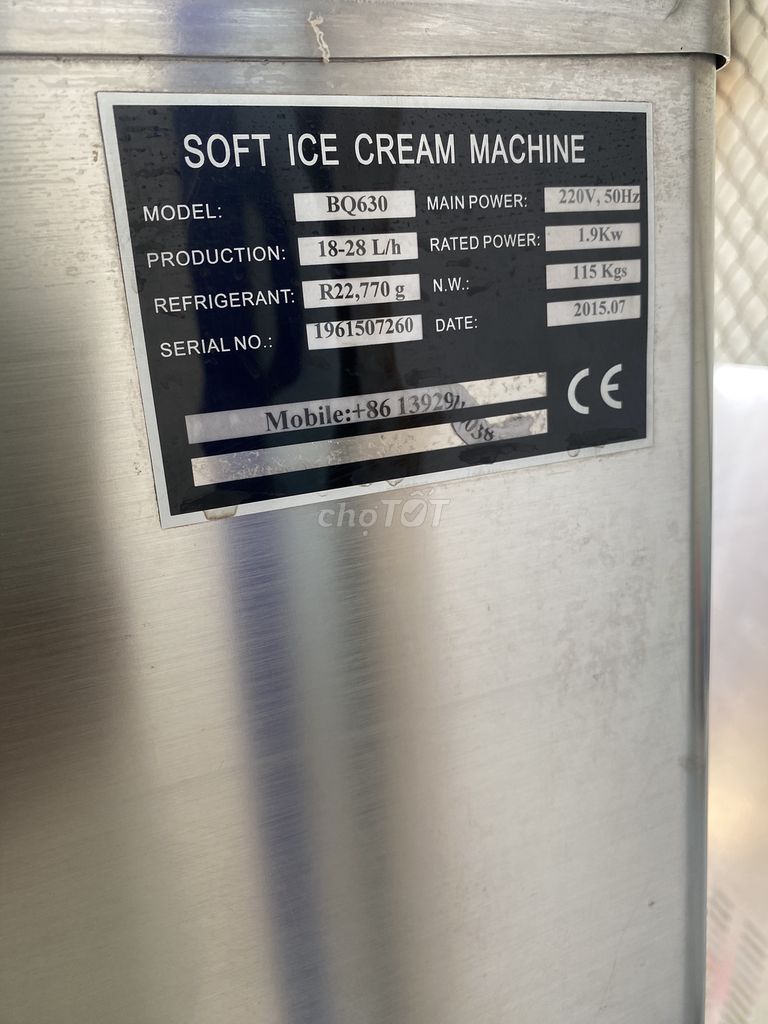 Máy làm kem tươi