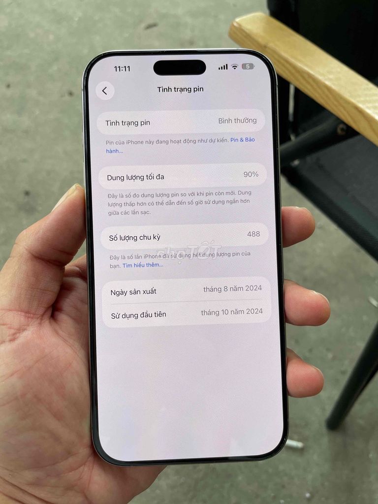 iPhone 16 Pro Max 256GB Xám VN/A. Mua bán Điện thoại tại Thành phố Thuận An Bình Dương được đăng bởi Vĩnh châu Nguyễn hình 1