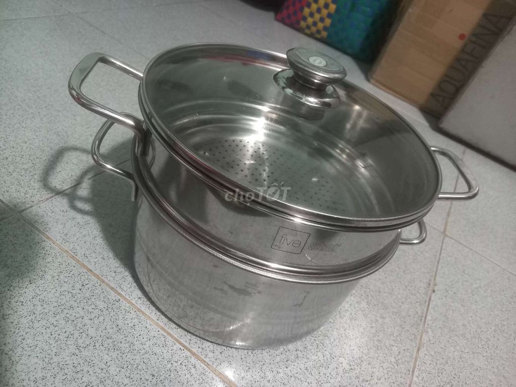 Thanh lý nồi hấp inox 24cm