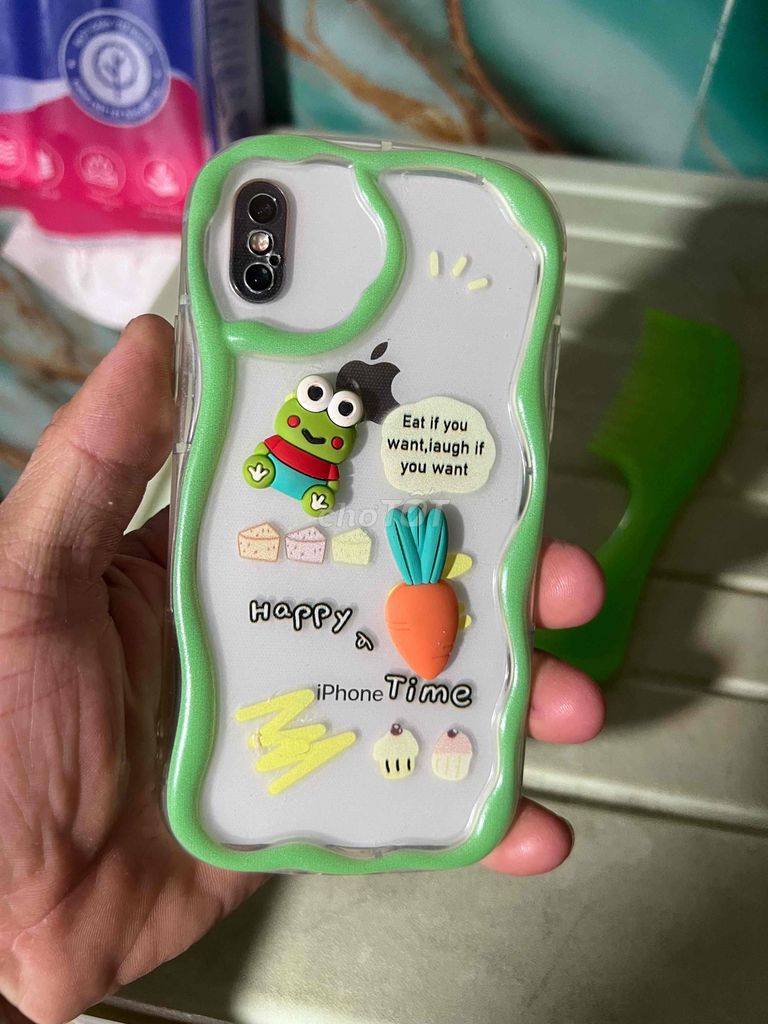Ốp lưng Apple iPhone X Nhựa Trong suốt. Mua bán Phụ kiện (Màn hình, Chuột...) tại Quận Bình Thạnh Tp Hồ Chí Minh được đăng bởi Okla  hình 1