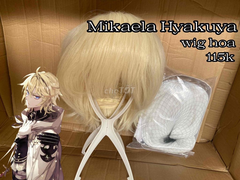 [Cosplay] Tóc giả Mikaela Hyakuya Vàng Unisex. Mua bán Phụ kiện thời trang khác tại Huyện Thoại Sơn An Giang được đăng bởi Dương hình 1