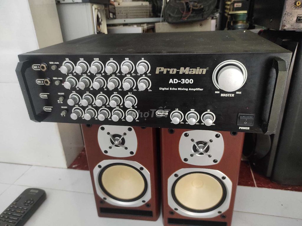Ampli Karaoke Pro-Main AD-300 Đen Hàn Quốc. Mua bán Tivi, Âm thanh tại Huyện Giồng Trôm Bến Tre được đăng bởi Lê hoàn hình 1