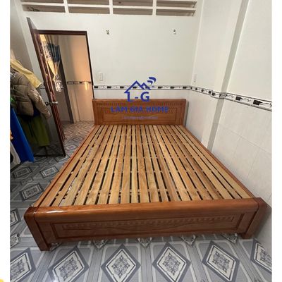 giường gỗ sẵn- sồi bắc - giường gỗ