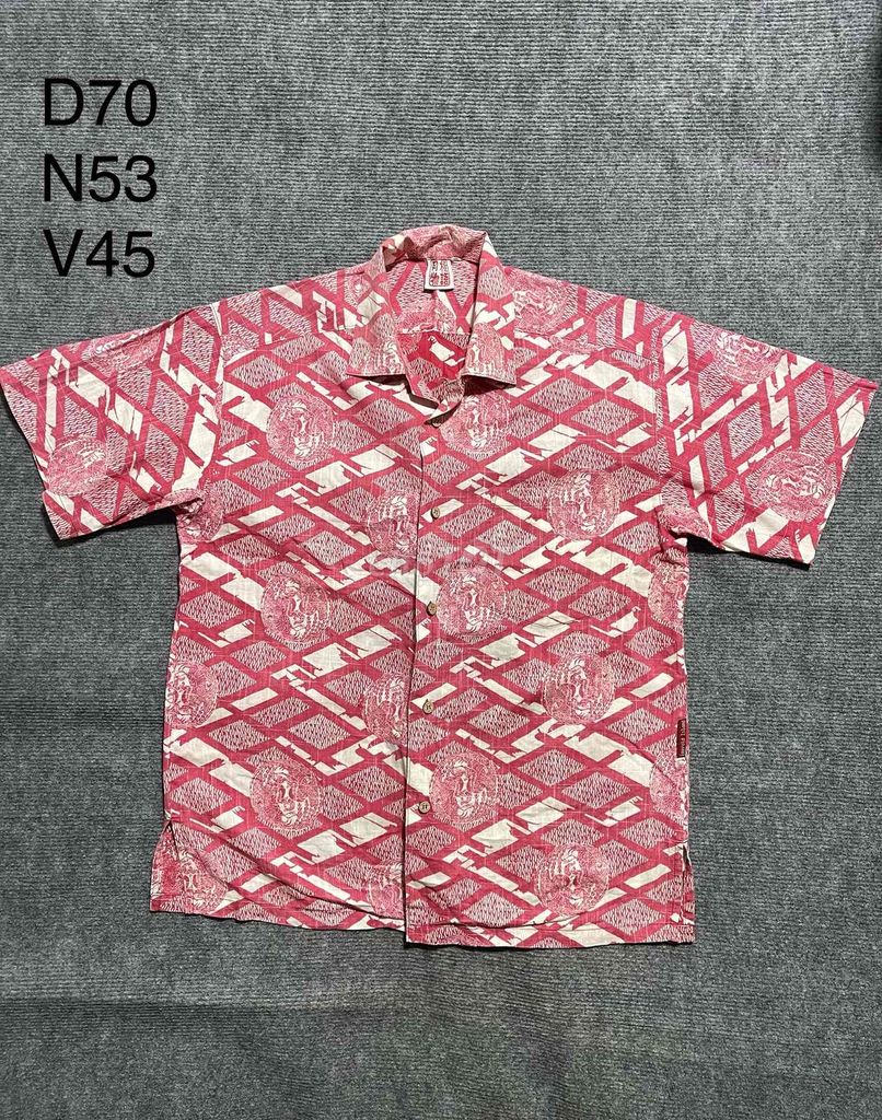 Áo sơ mi nam Japan song phụng Cotton M/L. Mua bán Quần áo tại Thành phố Cao Lãnh Đồng Tháp được đăng bởi Chill 2Hand hình 1