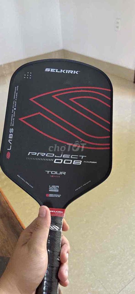 Vợt Pickleball Selkirk Project 008 Tour Đen. Mua bán Đồ thể thao, Dã ngoại tại Thành phố Buôn Ma Thuột Đắk Lắk được đăng bởi An Thanh Lý hình 1