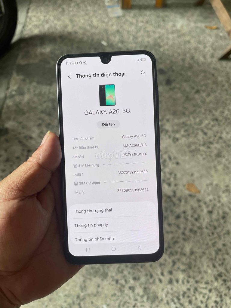 Samsung Galaxy A26 5G Đen zin đẹp. Mua bán Điện thoại tại Quận Bình Tân Tp Hồ Chí Minh được đăng bởi thanh phuong hình 1
