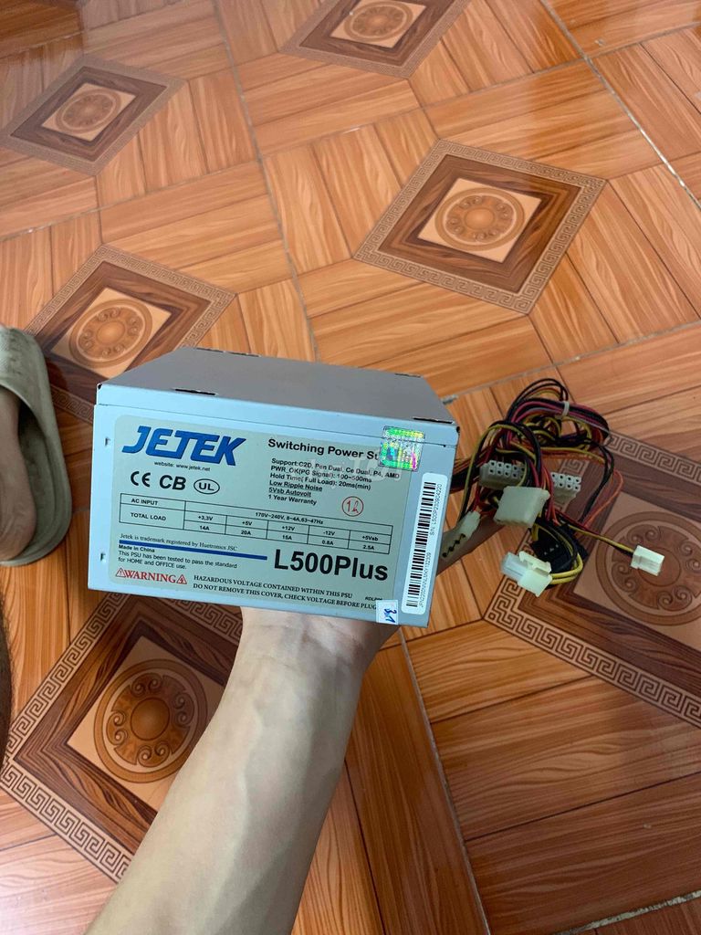 Nguồn máy tính JETEK L500PLUS. Mua bán Linh kiện (RAM, Card...) tại Huyện Thường Tín Hà Nội được đăng bởi nguyễn đình khá hình 1