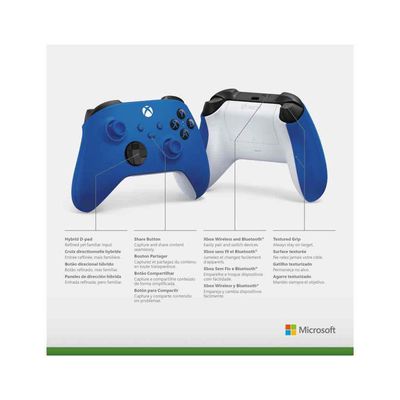Tay cầm Xbox One Series X Shock Blue chính hãng