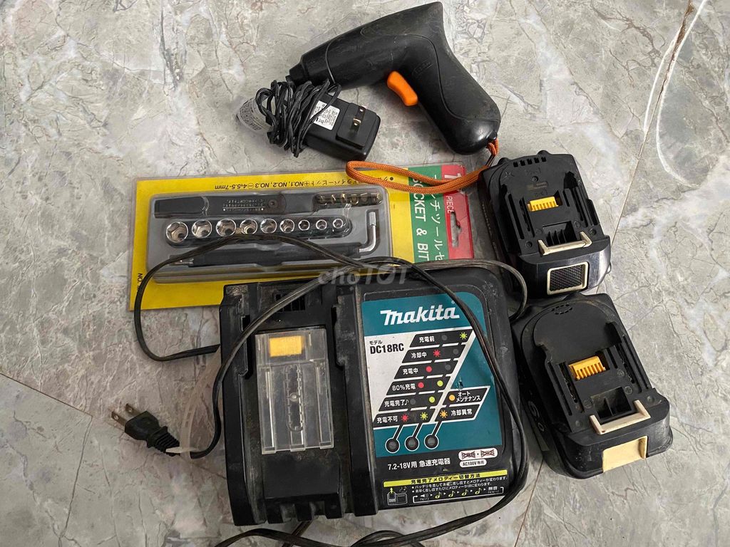 Sạc pin Makita DC18RC 18V Đen. Mua bán Phụ kiện (Màn hình, Chuột...) tại Huyện Châu Đức Bà Rịa - Vũng Tàu được đăng bởi Trí hình 1