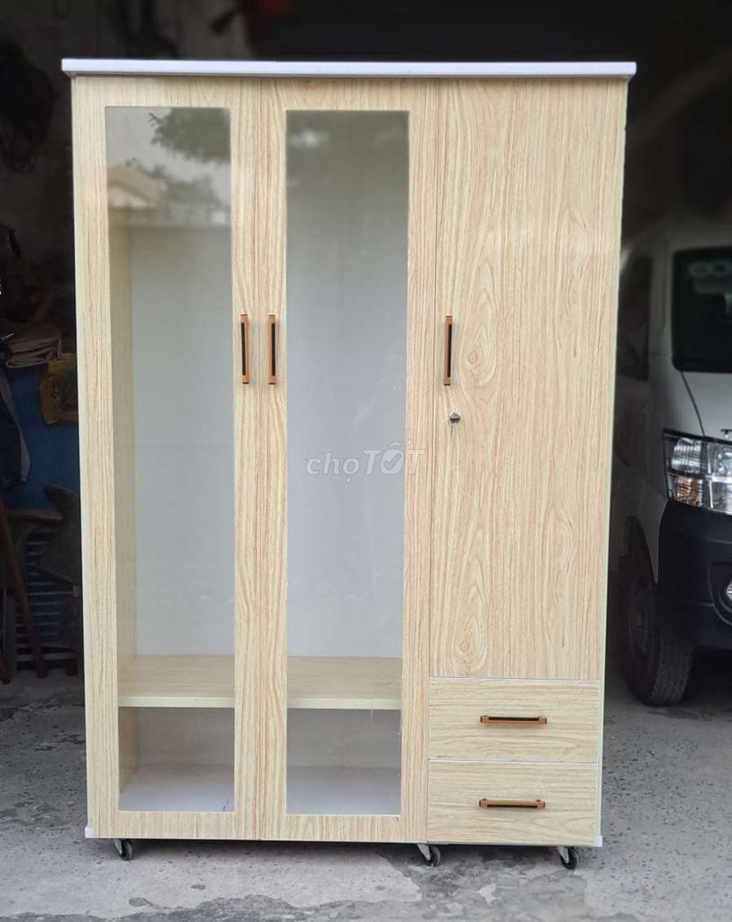 Tủ nhựa đài loan.  1m25*1m85*47cm .