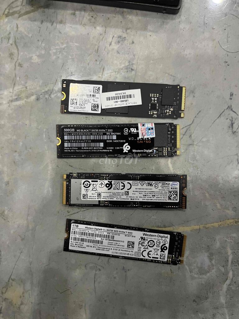 ssd nvme 1tb 1tr2 ít sử dụng