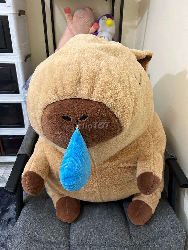 Thú nhồi bông Vải bông Nâu, Xanh dương. Mua bán Sở thích khác tại Thành phố Châu Đốc An Giang được đăng bởi sky hình 1